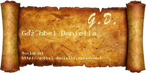 Göbbel Daniella névjegykártya